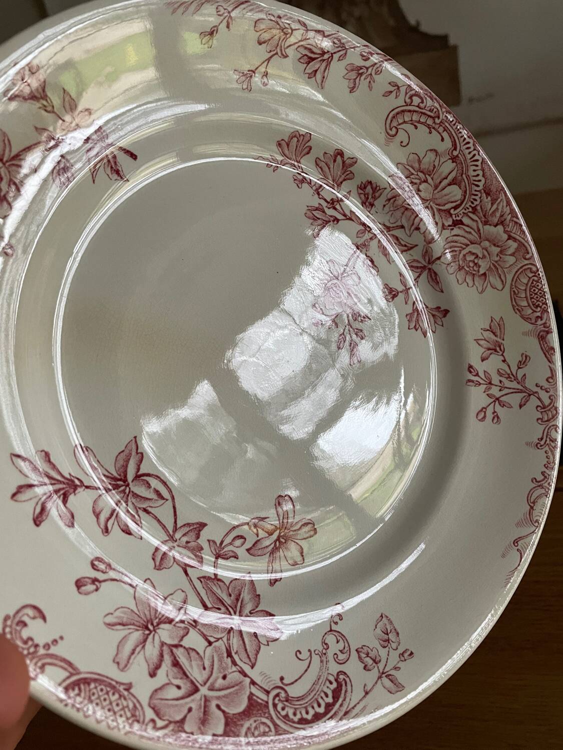 Set of two Terre de fer compote bowls, Althea model