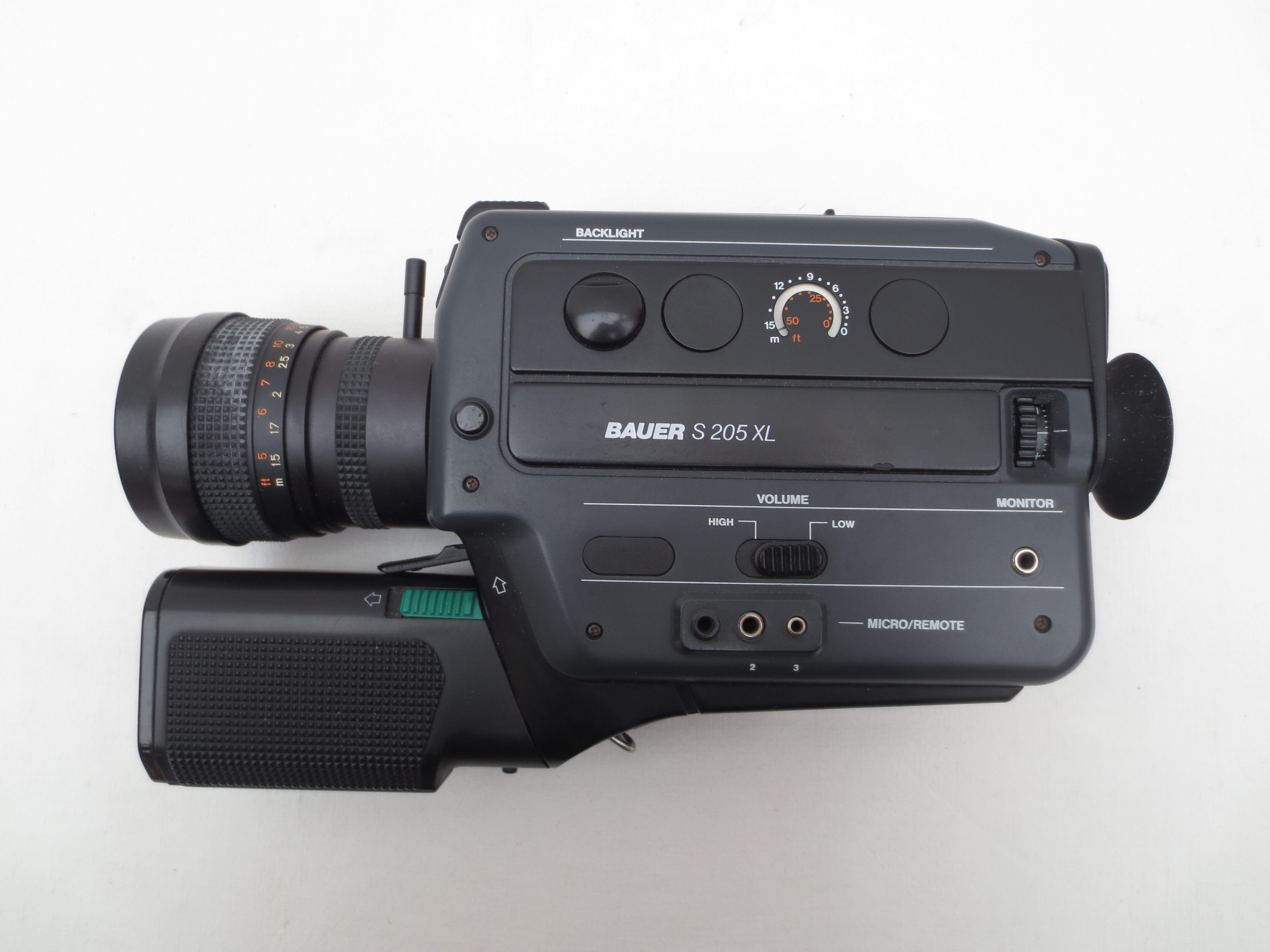 vintage camera super 8 sound brand "bauer"