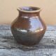 Vintage 1970s glazed stoneware vase