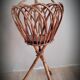 Rattan plant holder