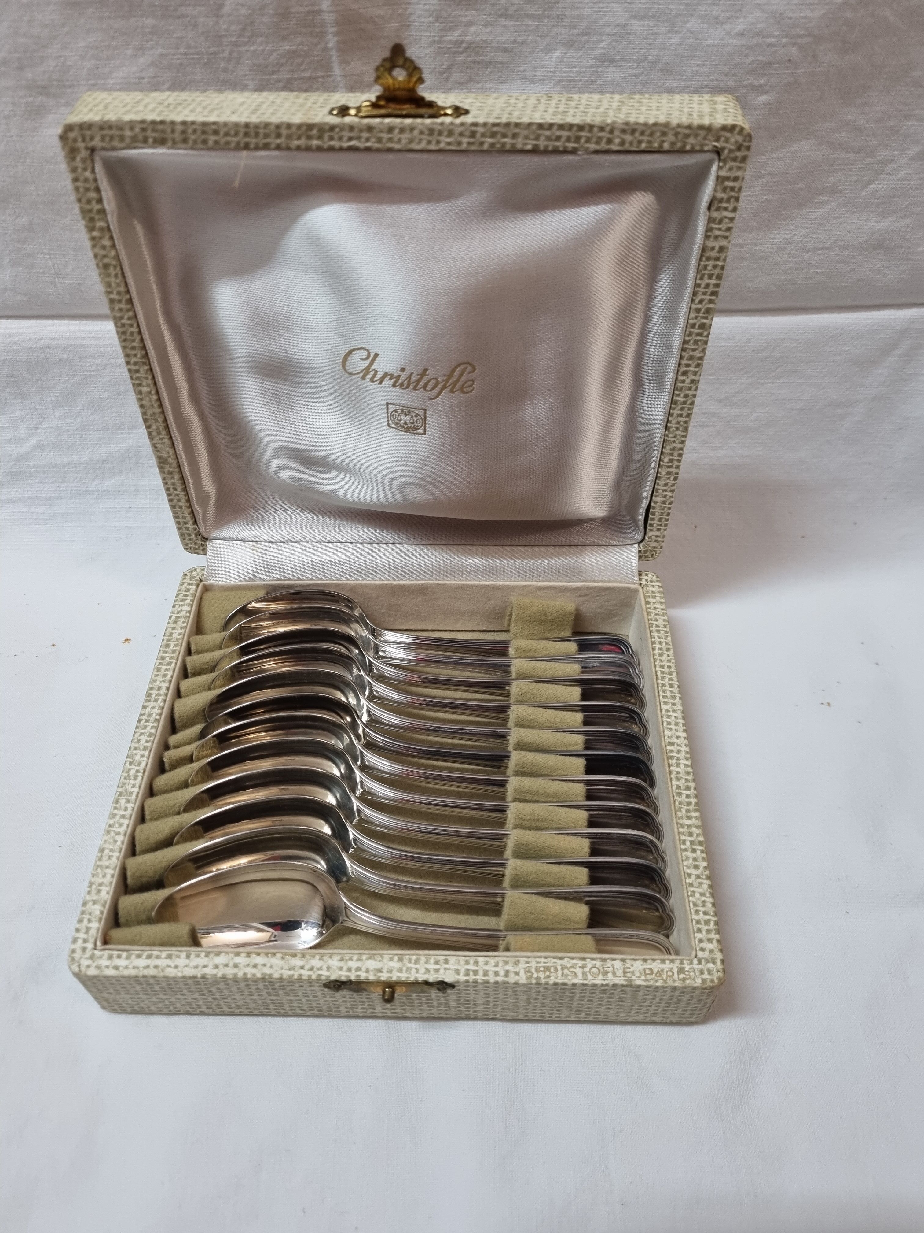 12 teaspoons Christofle