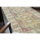 Vintage Turkish Oushak Handmade Wool Cotton Yellow Area Rug 119X210