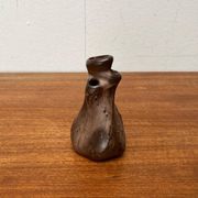 Organic studio pottery vase in mid-century style by Montanus & Remy, Germany, 1960s.