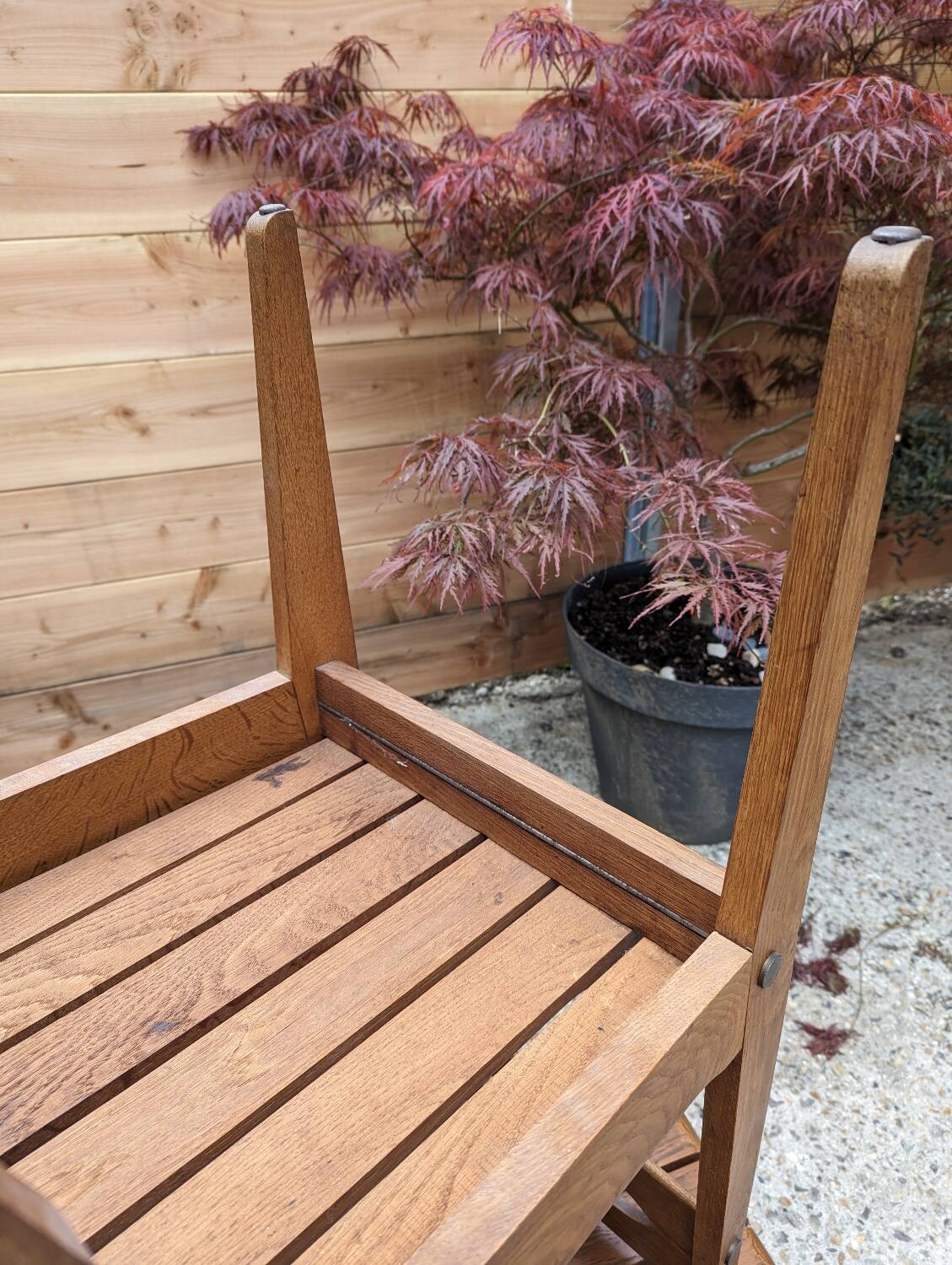 Vintage wooden chairs from the 60s
