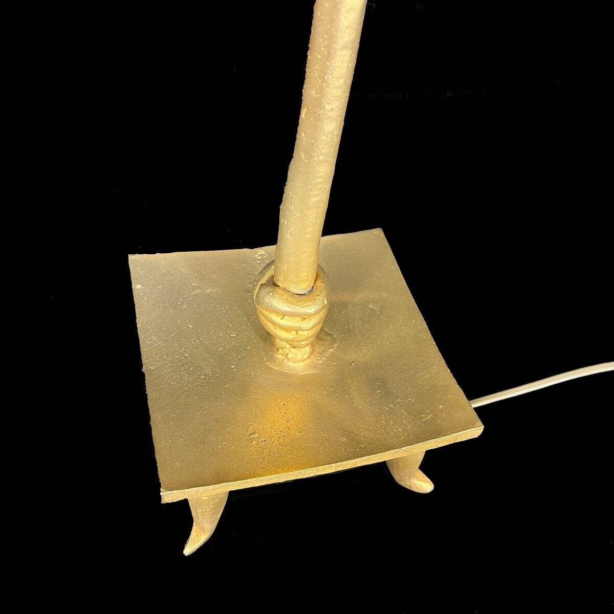 Pierre Casenove for Fondica - High Table Lamp in Gilded Bronze - 1980s