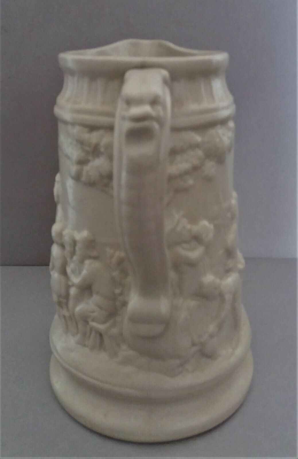 19th England sandstone pitcher tavern scene