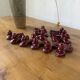 Red poodle ceramic knife holder