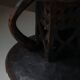 Hardwood stool Tonga (Batonga) carved with geometric patterns, 20th century, 1960s.