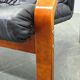 Scandinavian Leather Sofa in the Style of Alvar Aalto, 1970s