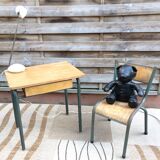 Desk et chair child Mullca 510 vintage school 50/60
