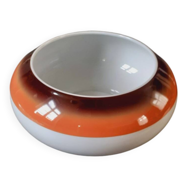 Saladier en porcelaine Space Âge Année 70 manufacture Royale de Limoges