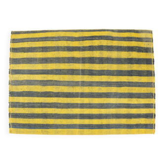 Vintage Turkish Stripe Kilim Rug