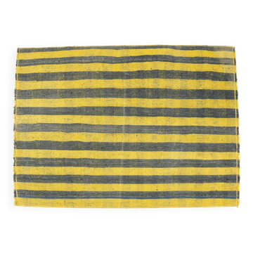 Vintage Turkish Stripe Kilim Rug
