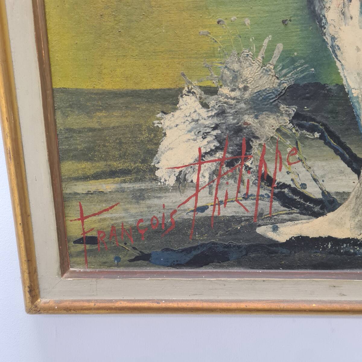 Flower Painting By Francois Philippe 1920-1995, 1960/70s.