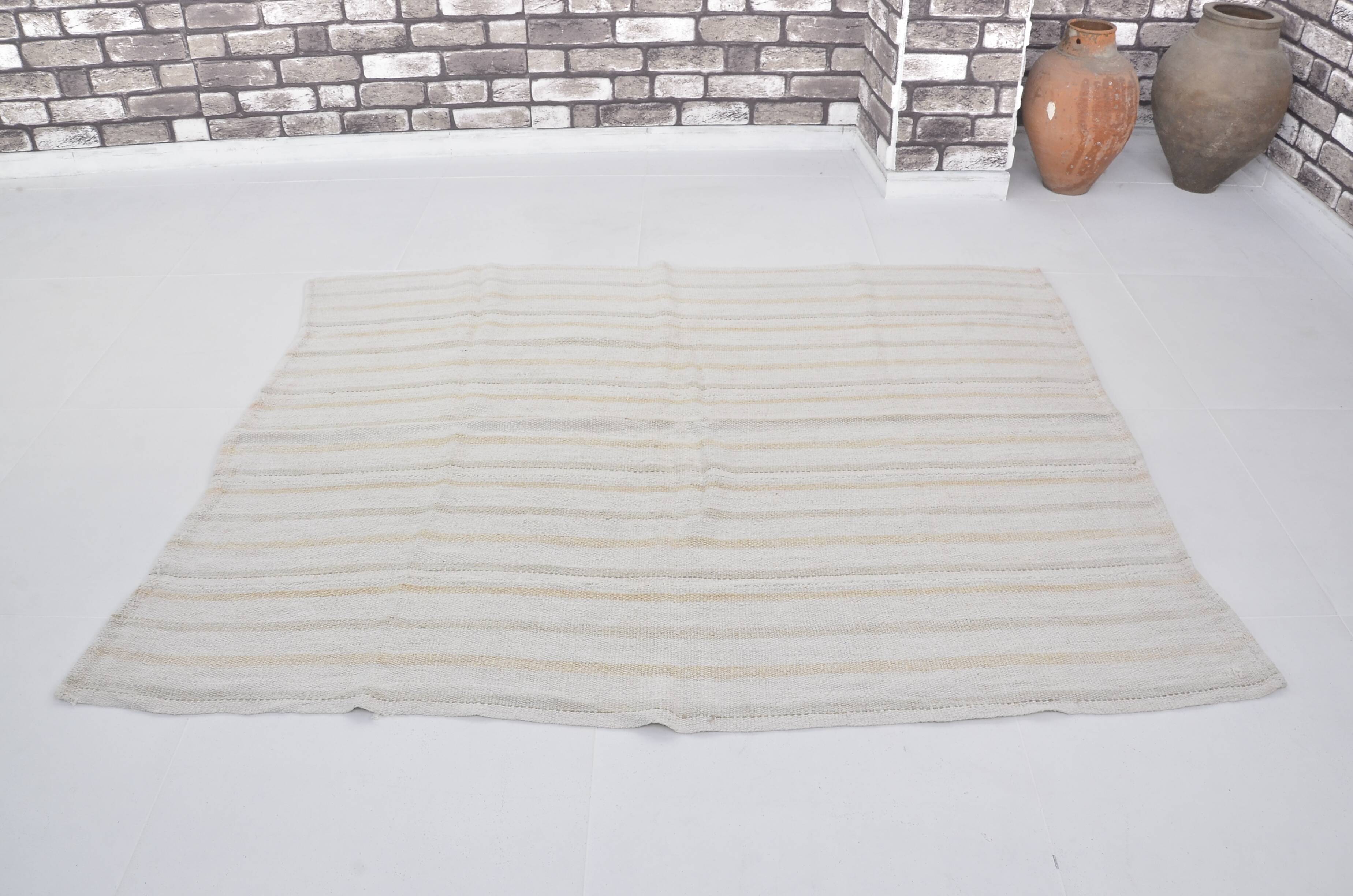Vintage Anatolian Hemp Kilim Rug sku 3689