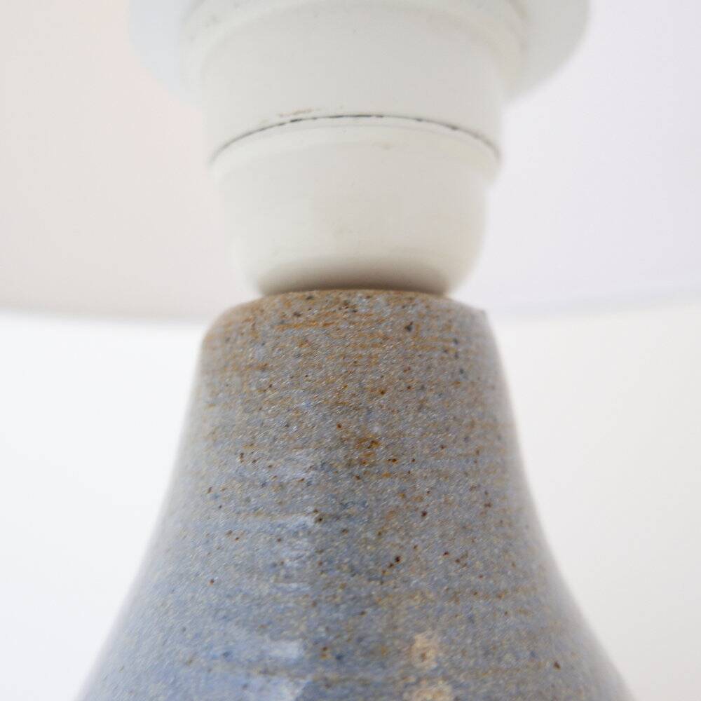 Pair of vintage ceramic table lamps with a two-tone finish - 1980s