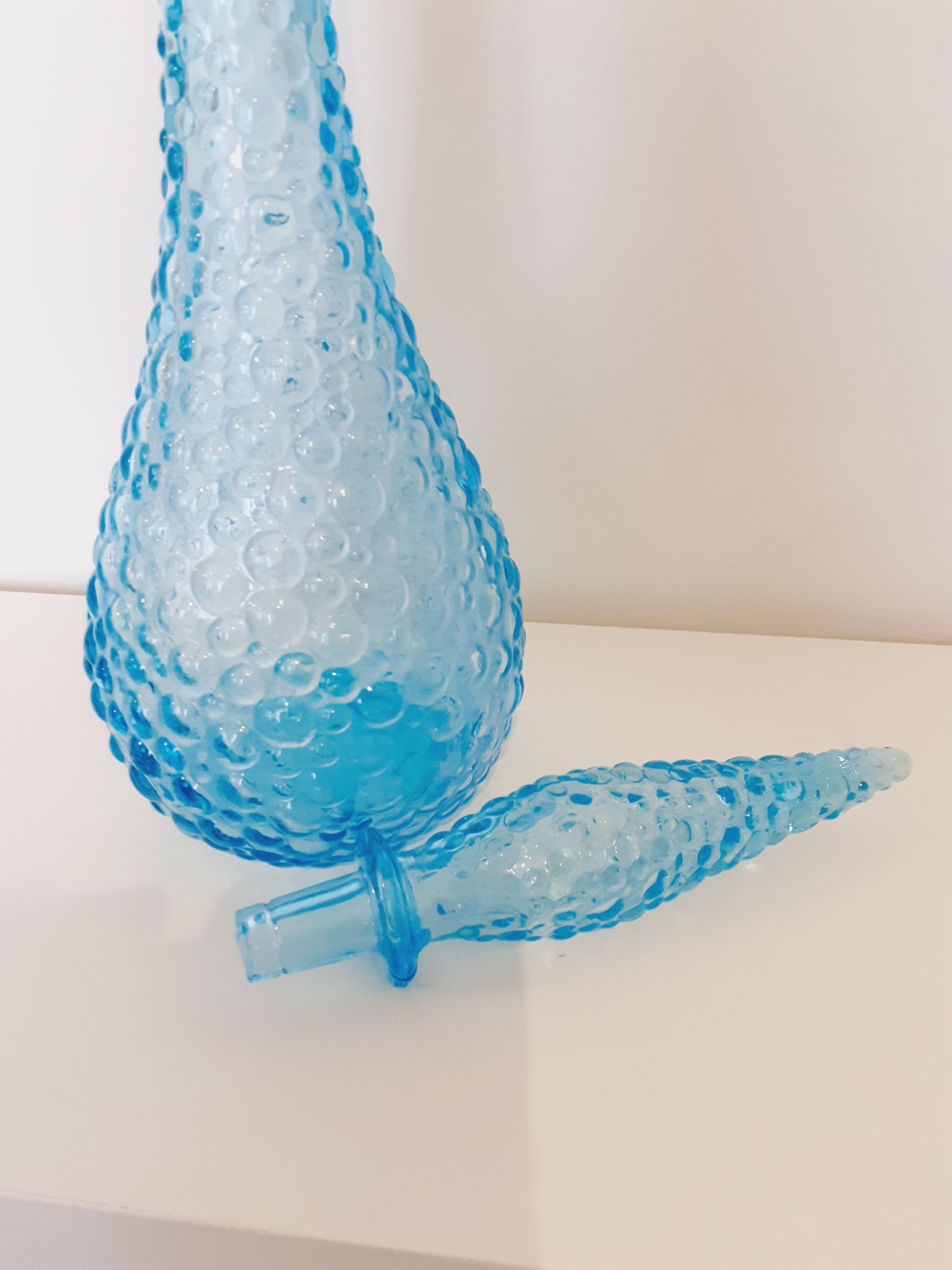 Turquoise polished decanter