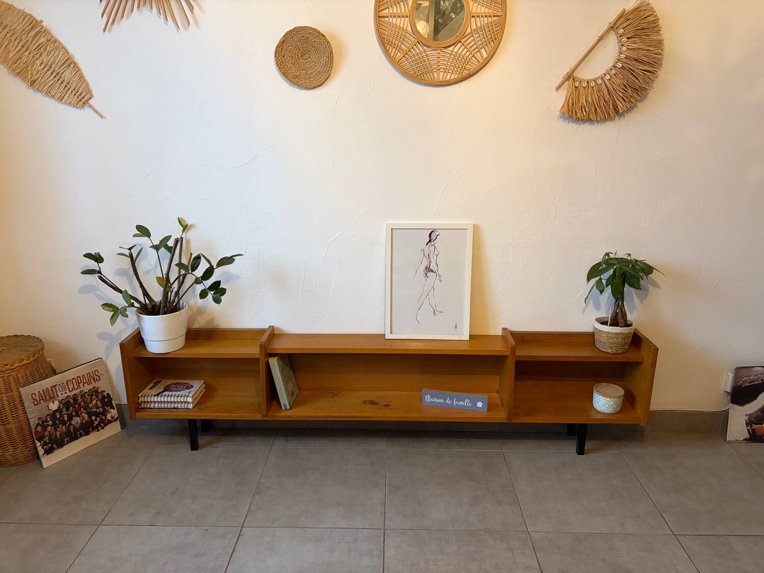 Very beautiful Scandinavian sideboard (shallow)