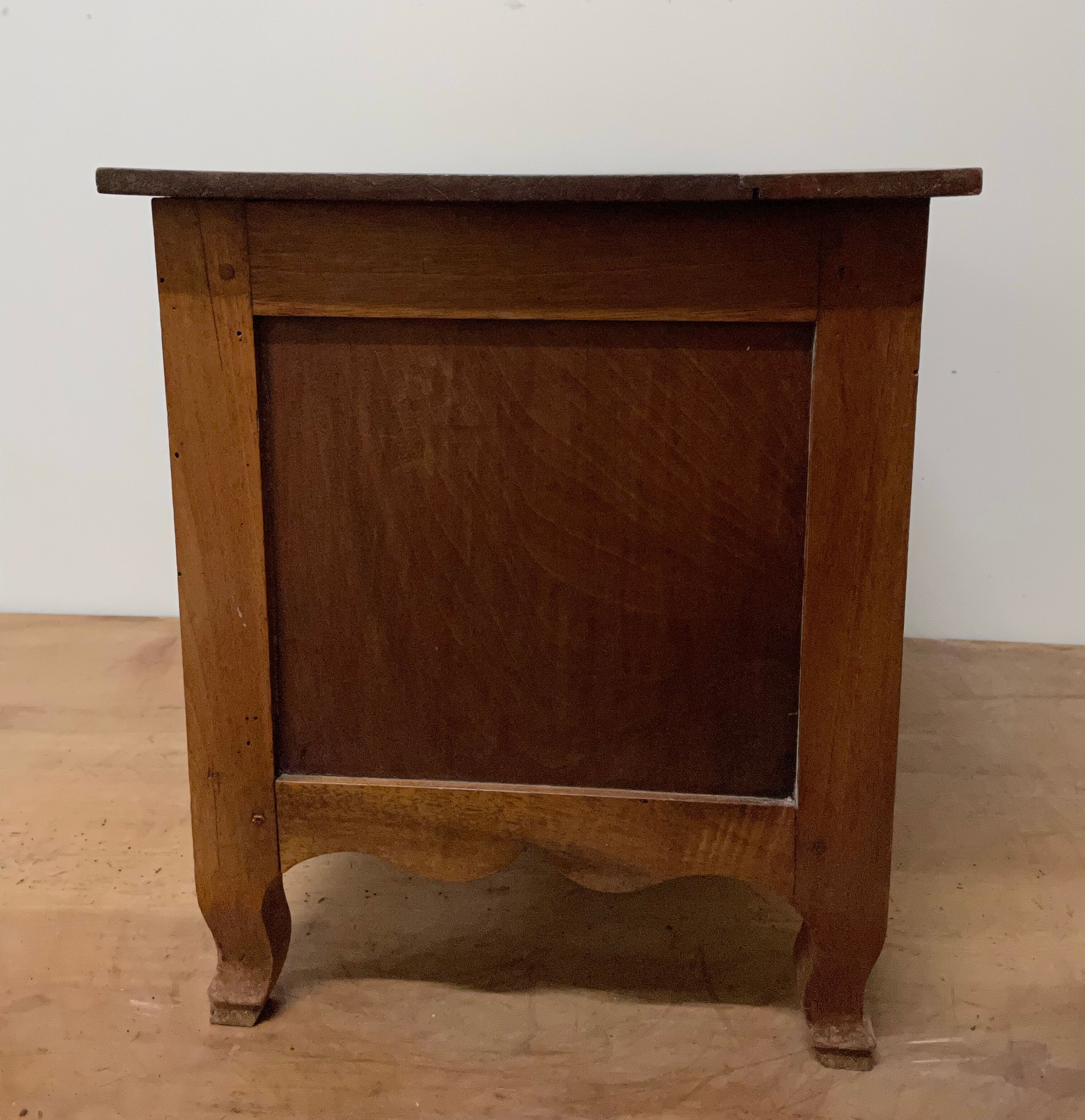 Low walnut cabinet