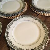 3 shell table mats, 70s