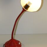 Lampe articulée rouge vintage