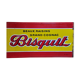 Old sheet metal plate "Bisquit beautiful grapes great cognac" 51x96cm 50's
