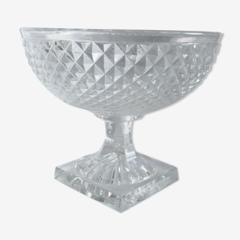 Coupe vide poche en cristal 19ème siècle