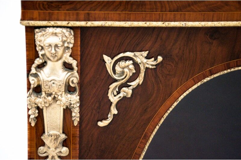 Antique French chest of drawers, late 19th century. After renovation.