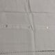 Old linen tablecloth, fine, with button closure, 75 x 75 cm.