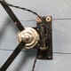 XL black scissor lamp from PeHaWe Leuchten Dresden, German 1940s