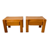 Pair of bedside tables Regain in elm