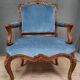 Fauteuil sculpté style régence