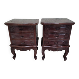 Carved bedside tables