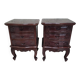 Carved bedside tables