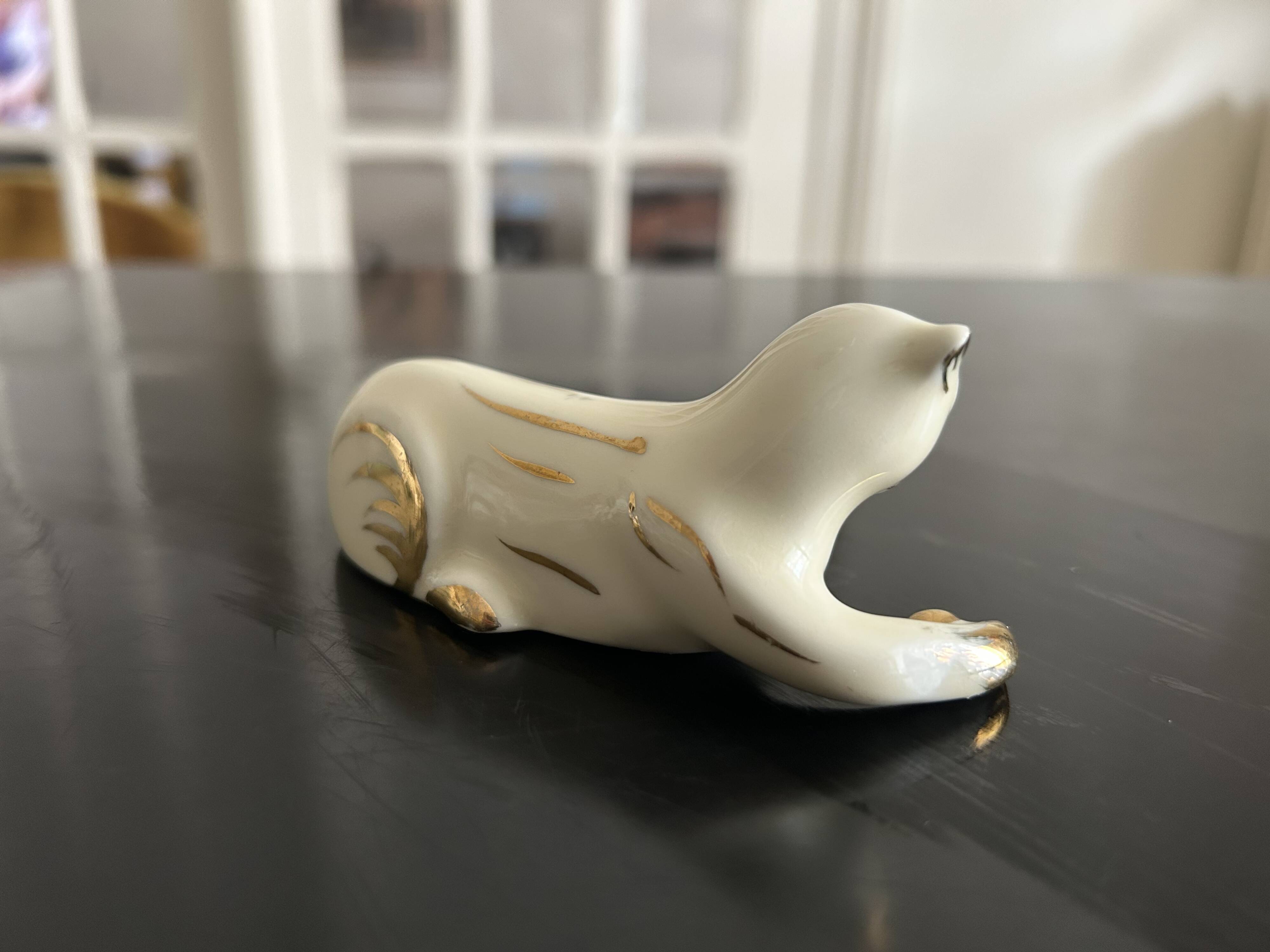 Art deco animal knife holder