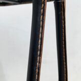 Cendrier on leather stand by Jacques Adnet, 1960