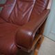 Fauteuil en cuir par Ingmar Relling pour Westnofa, Norvège, années 1970