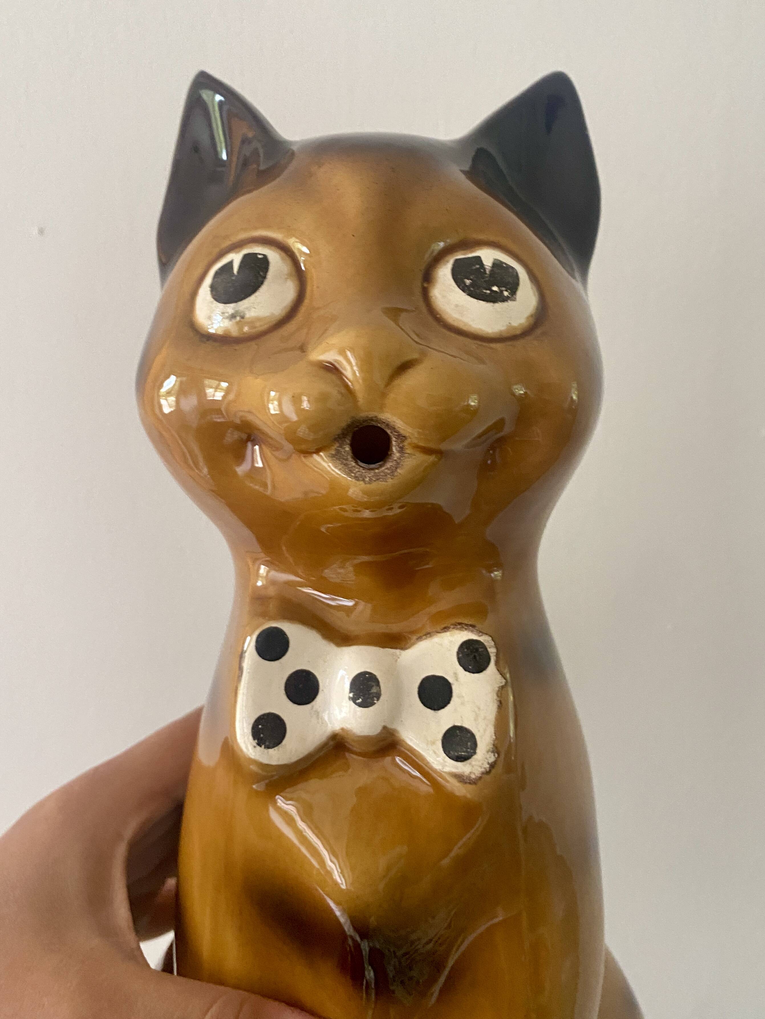 Vintage cat-shaped pitcher