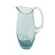 Glass jug, Italian design, 1970s, made in Italy