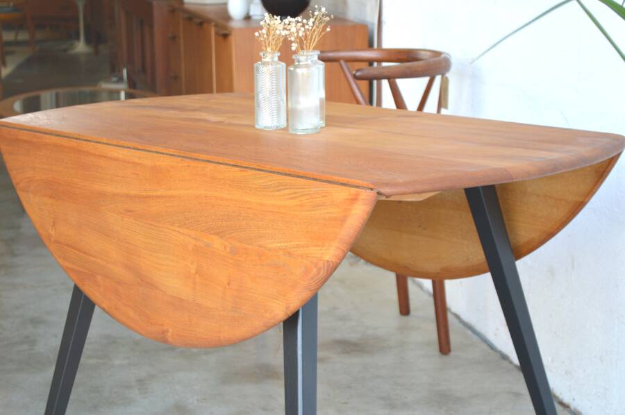 Ercol drop-leaf dining table * 125 cm