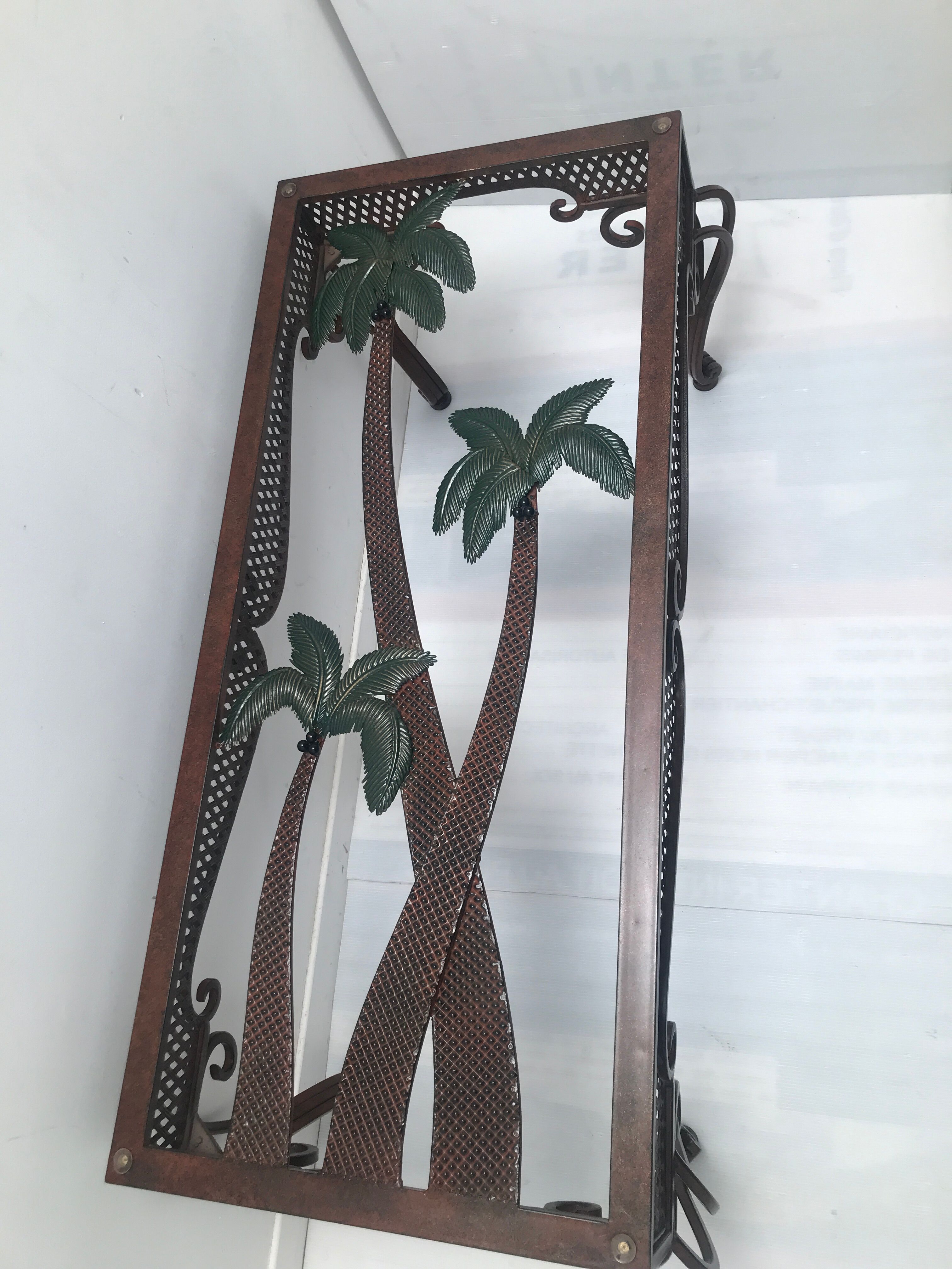 Wrought iron coffee table from the 50s and 60s