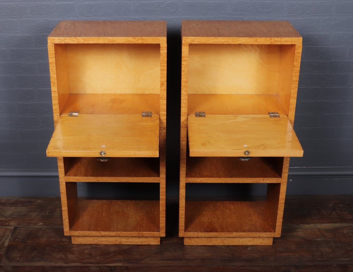 Bedside Cabinets in Karelian Birch