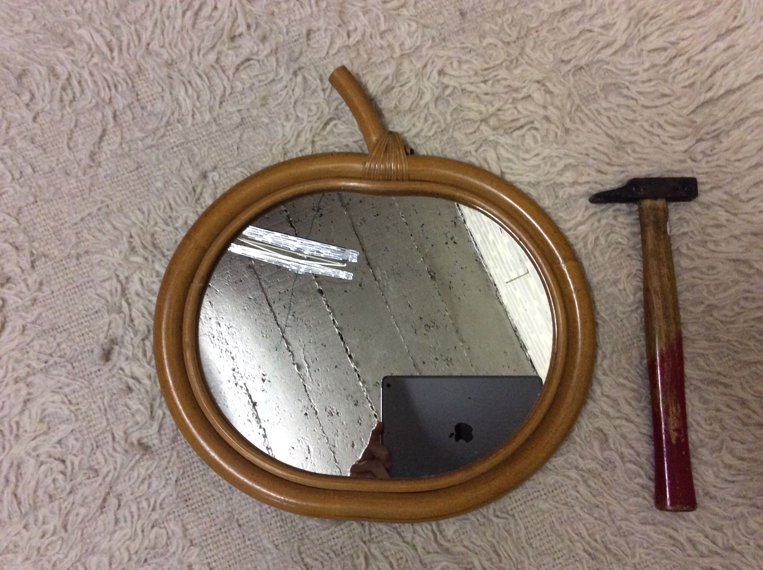 Miroir vintage 37 x 32 cm