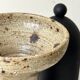 Pyrite stone candlestick vase, Alain Blanchard 1970
