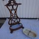 Audemar Guyon bistro enameled cast iron umbrella stand in Dole Jura France