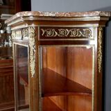 Mahogany Showcase, Transition Louis XV Louis XVI style – 1900