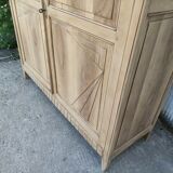 Natural wood cabinet, linen