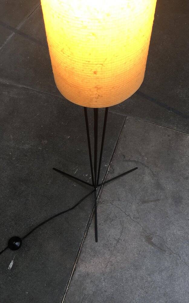 Minimalist floor lamp from Hesse Leuchten, mid-century, 1960s.