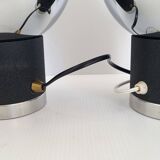 Pair of vintage 1960 space age lamps