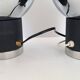 Pair of vintage 1960 space age lamps